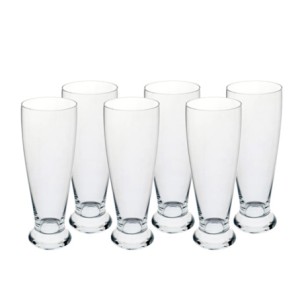 58566 JOGO 6 COPOS P/CERVEJA PILSNER 300ML