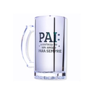 10024419 CANECA DE CHOP 450ML ELETROSTATICA PAI PARA SEMPRE