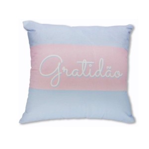 10064805 ALMOFADA FIBRA VELUDO 40X40CM GRATIDAO