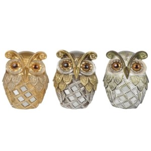 MCJA-01 CORUJA 10X7CM DECORATIVA