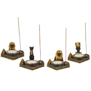 MRES-E37 PORTA INCENSO FARAO 6,5X6,5CM