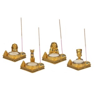 MRES-E38 PORTA INCENSO FARAO 6,5X6,5CM