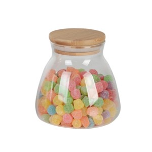 28512 PORTA MANTIMENTO 450ML C/TAMPA EM BAMBU