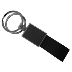 NS0853 CHAVEIRO DE METAL DETALHE EM NAPA 11,5CM