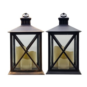 NYK-601 LANTERNA DECORATIVA  23X23X47CM