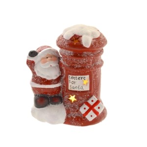 185-052 PAPAI NOEL COM LUZ 12X8,5X15CM