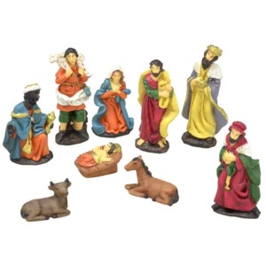 605-007 PRESEPIO 9PCS 4,5X3X10CM