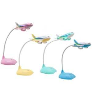 YC1820 LUMINARIA PLASTICO USB AVIAO 20X14X38