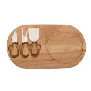 143270 KIT TALHERES P/QUEIJO 4 PCS 32X19X1,5CM