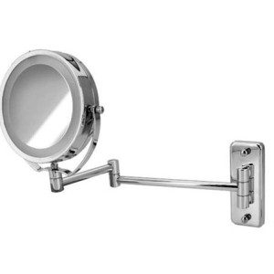 JM315 ESPELHO ARTICULADO C/LUZ 5X 28X24CM