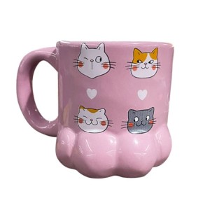 10024723 CANECA FORMATO 3D 350ML I LOVE CATS AND SOME