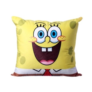 10064964 ALMOFADA BOB ESPOJA 40X40CM FIBRA VELUDO