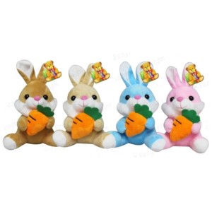 FCC2774 COELHO PELUCIA 14CM COM CENOURA