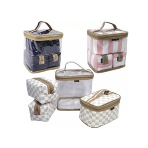 6300 KIT 3 PCS NECESSAIRE RETANGULAR