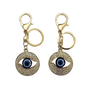 MCHV-96 CHAVEIRO OLHO GREGO C/STRASS 11CM