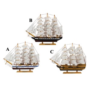 ATB0209-M BARCO DECORATIVO 47X10X57CM MODELOS SORTIDOS