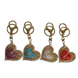 TCHV-04 CHAVEIRO CORACAO COM PEDRAS