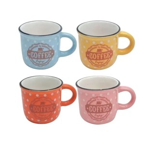 4037 CONJUNTO 4 XICARAS CAFE 60ML