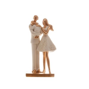 61437 FAMILIA BRANCO DECORATIVA 9X6X20CM