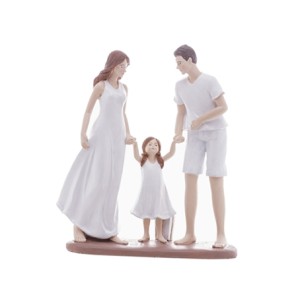 61497 FAMILIA DECORATIVA 21,5X6X24,5CM