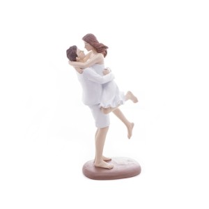 61498 FIGURA CASAL DECORATIVO 14X8X25CM