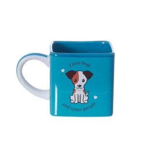 10025017 CANECA CUBO 300ML I LOVE DOGS