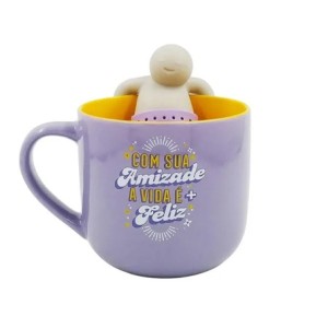 10024963 CANECA C/INFUSOR P/CHA 350ML COM SUA AMIZADE