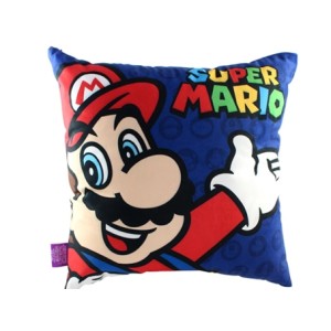 10063797 ALMOFADA FIBRA VELUDO SUPER MARIO 40X40CM
