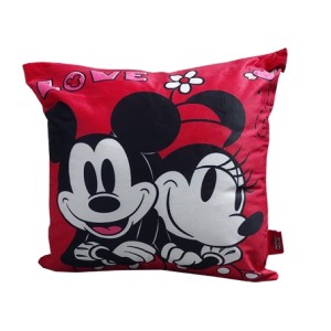 10064983 ALMOFADA FIBRA VELUDO MICKEY E MINNIE LOVE 40X40CM
