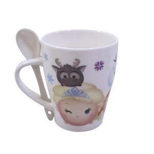 DJY1528-TT2 CANECA COM COLHER FROZEN TSUM TSUM 310ML