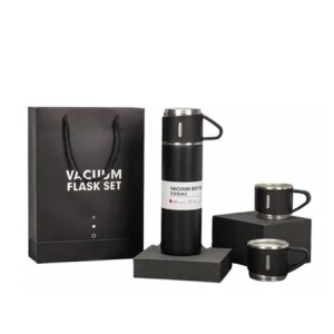 SZ4016 GARRAFA ISOTERMICA QUENTE/FRIO 500ML COM 3 XÍCARAS