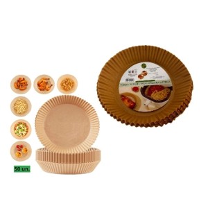 4141 FORMA DE PAPEL PARA FRITADEIRA ELETRICA 16CM C/50 PECAS