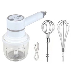 4130 MINI BATEDEIRA E TRITURADOR ELETRICO USB 9,5X6,4X20,5CM