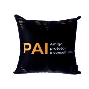 10064958 ALMOFADA FIBRA VELUDO 40X40CM PAI AMIGO