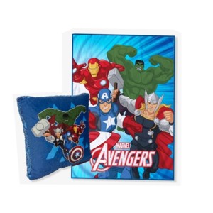 10140895 KIT ALMOFADA+MANTA AVENGERS