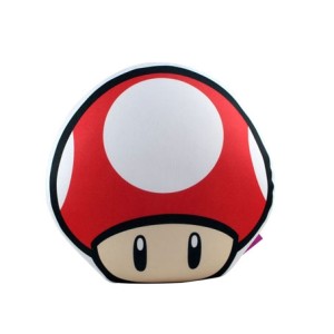 10065050 ALMOFADA FORMATO FIBRA UP MUSHROOM VERMELHA