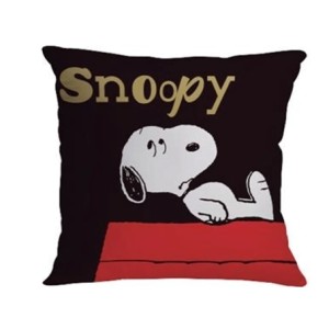 10064300 ALMOFADA FIBRA VELUDO 40X40CM GET GOING SNOOPY