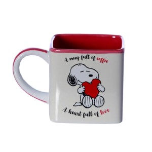10025187 CANECA CUBO 300ML SNOOPY PUPPY COFFEE