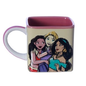 10025188 CANECA CUBO 300ML PRINCESAS