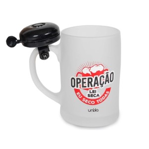 3053 CANECA CAMPAINHA 400ML OPERACAO LEI SECA
