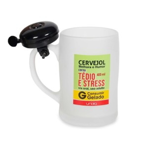 3051 CANECA CAMPAINHA 400ML CERVEJOL