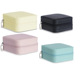 Y1010-2303 PORTA JOIAS QUADRADO EM PVC