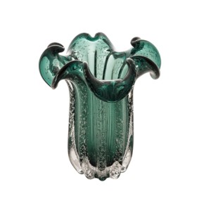 29058 VASO FLAT ITALY VERDE ESMERALDA 19X24CM