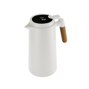 2943 GARRAFA TERMICA C/TERMOMETRO BRANCA 1L