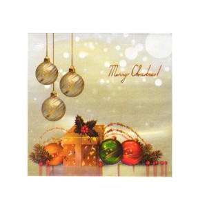 610-012 GUARDANAPO DE PAPEL NATALINO 20 FOLHAS 33X33CM