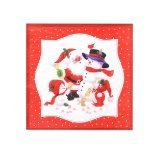 610-007 GUARDANAPO DE PAPEL NATALINO 20 FOLHAS 33X33CM