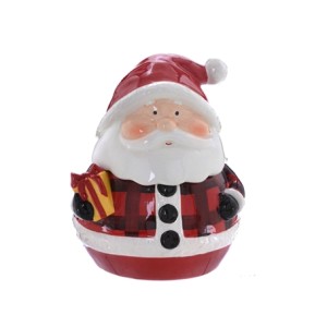 106-178 POTICHE PAPAI NOEL 17X16X20CM