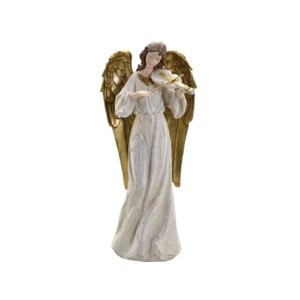 358-035 ANJO MUSICO DECORATIVO 18X15X38CM