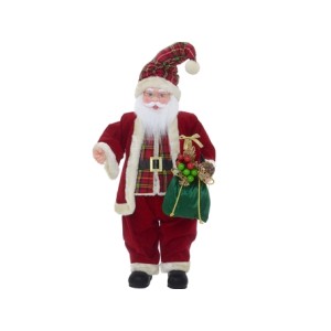 543-166 PAPAI NOEL DECORATIVO MUSICAL 31X17X71CM