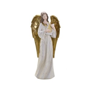 358-037 ANJO MUSICO DECORATIVO 18X11X39CM
